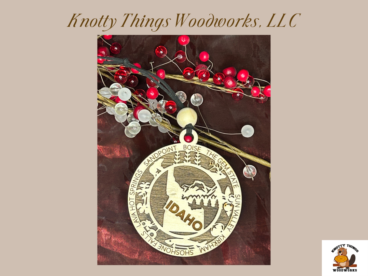 Idaho State Ornament