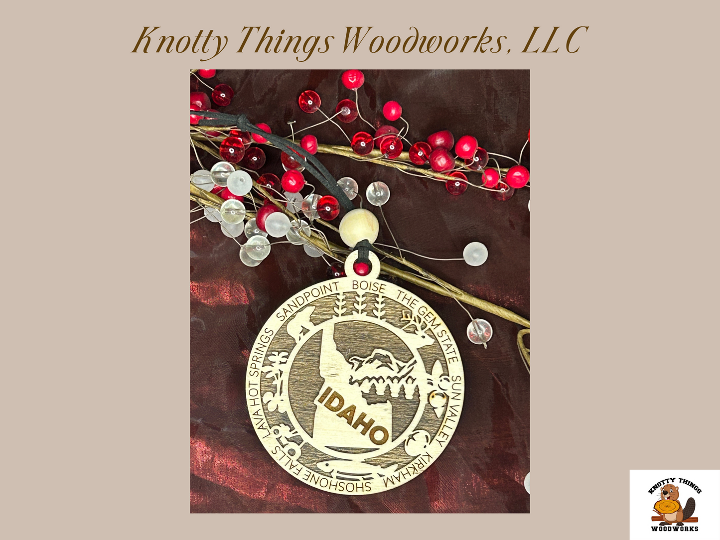 Idaho State Ornament