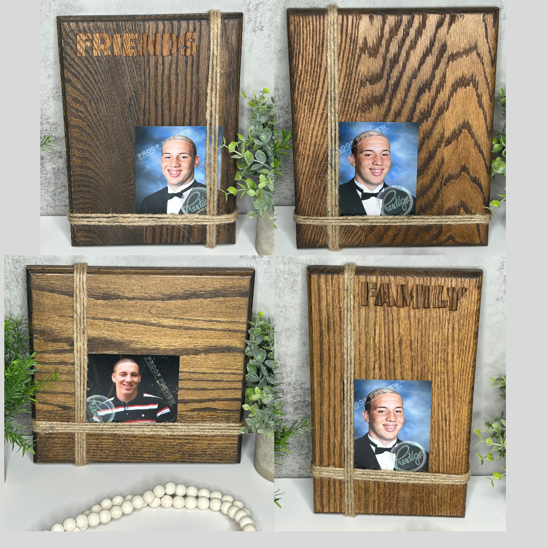 Rustic Wooden Frames with Twine