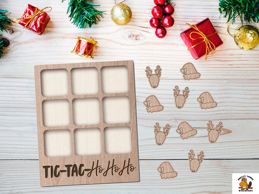 Wholesale Tic Tac Toe Board Game - Christmas Edition