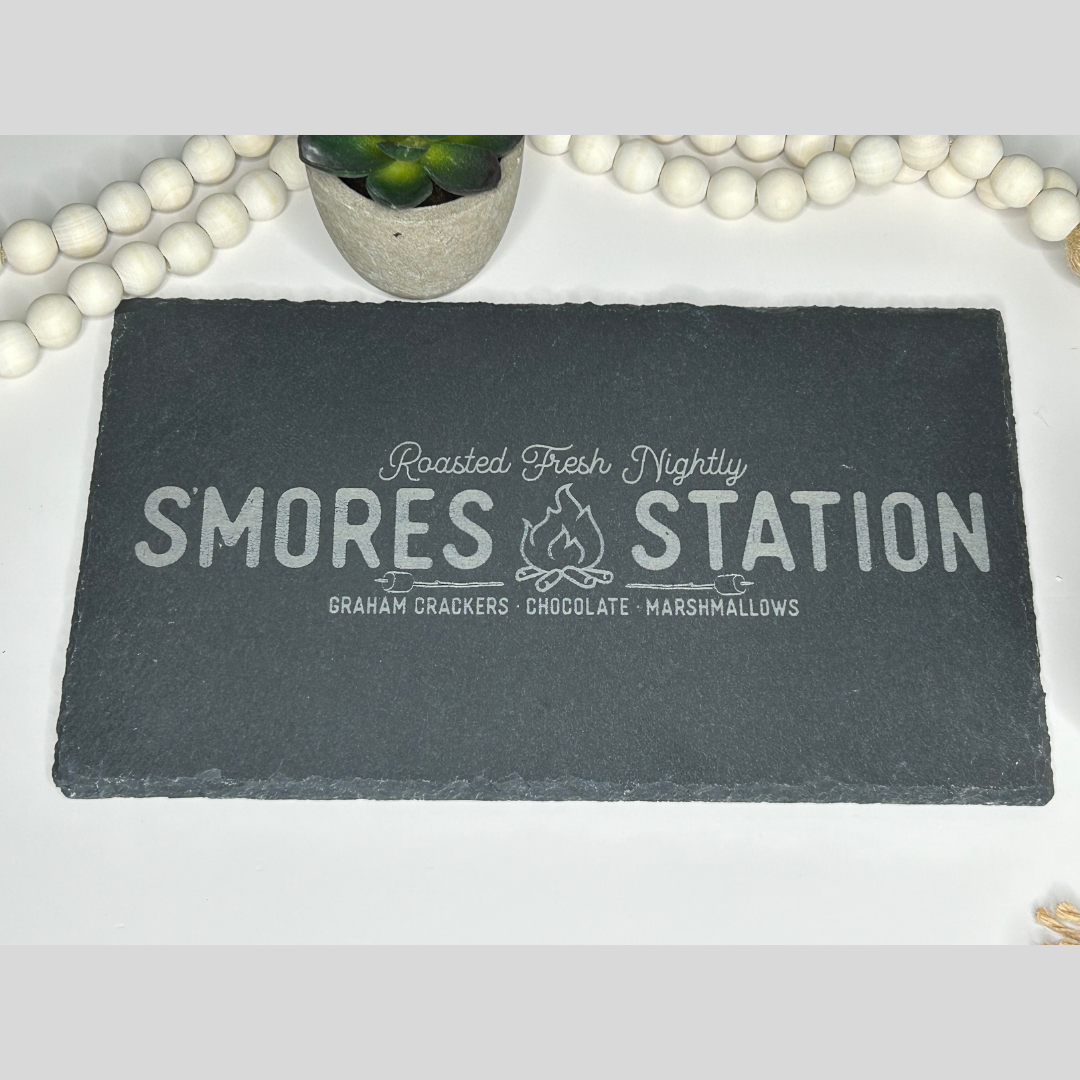 Slate S'mores Station - 10" x 6"