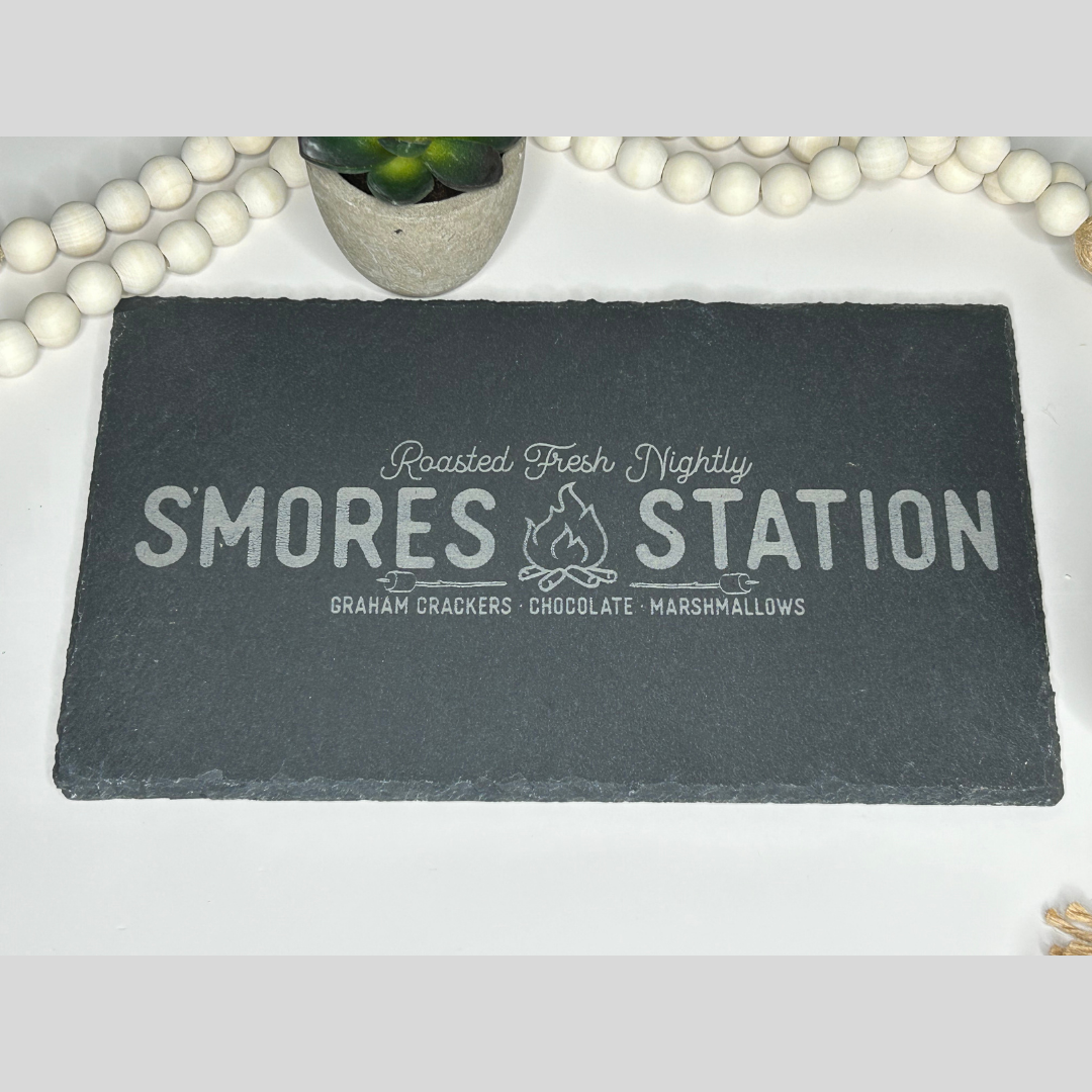 Slate S'mores Station - 10" x 6"