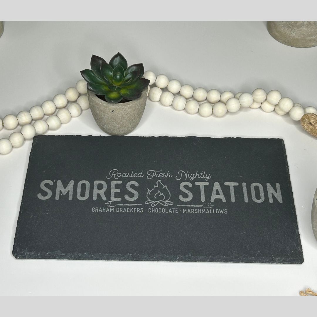 Slate S'mores Station - 10" x 6"