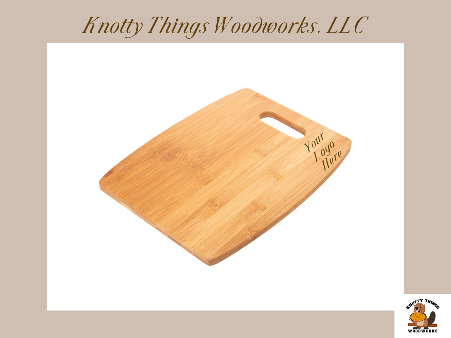 Wholesale Arc-Shaped Bamboo Cutting Board - Custom