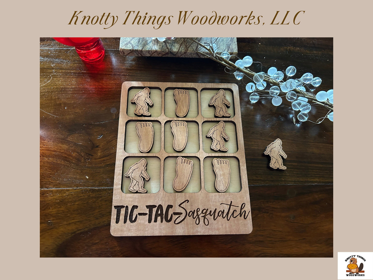 Wholesale Tic Tac Toe Board Game - Sasquatch Edition