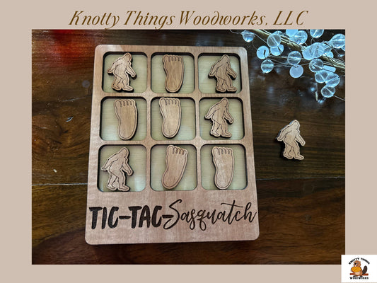 Wholesale Tic Tac Toe Board Game - Sasquatch Edition