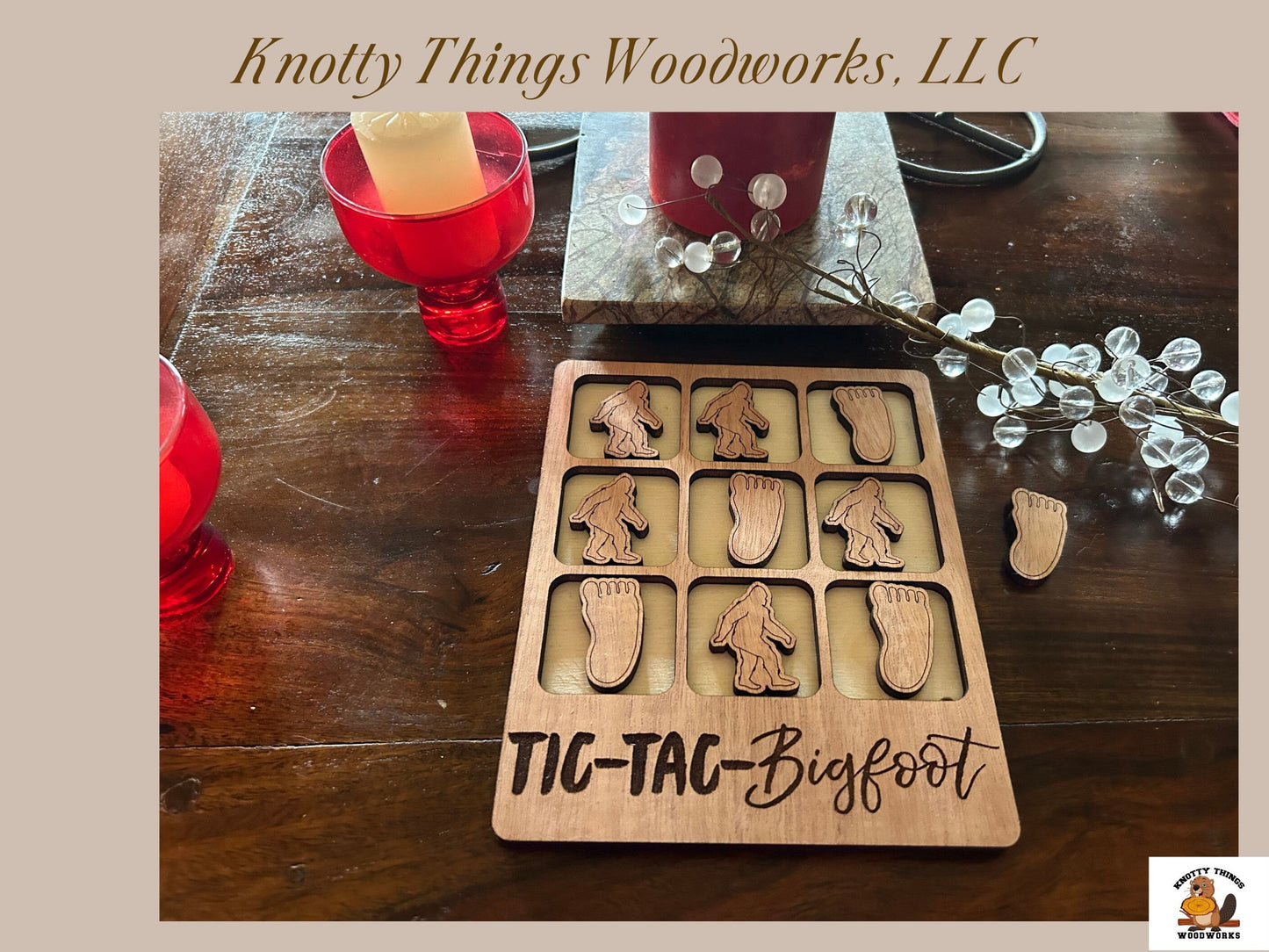 Wholesale Tic Tac Toe Board Game - Bigfoot Edition