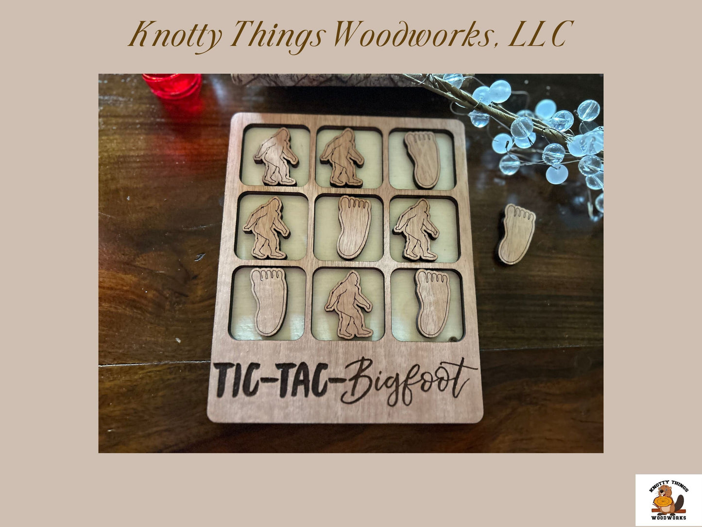 Wholesale Tic Tac Toe Board Game - Bigfoot Edition