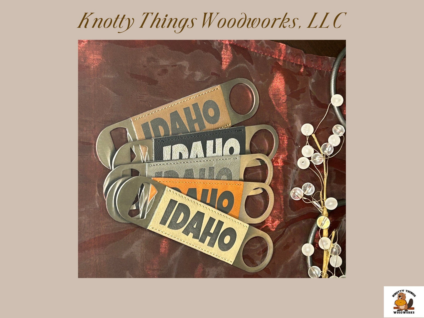 Wholesale Idaho Leatherette Beer Bottle Opener