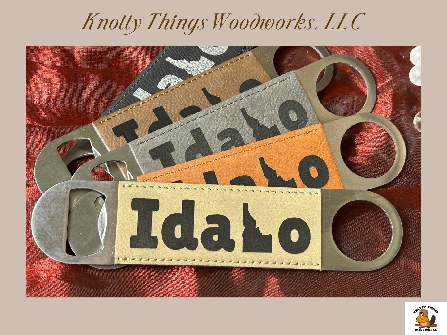 Wholesale Idaho Leatherette Beer Bottle Opener