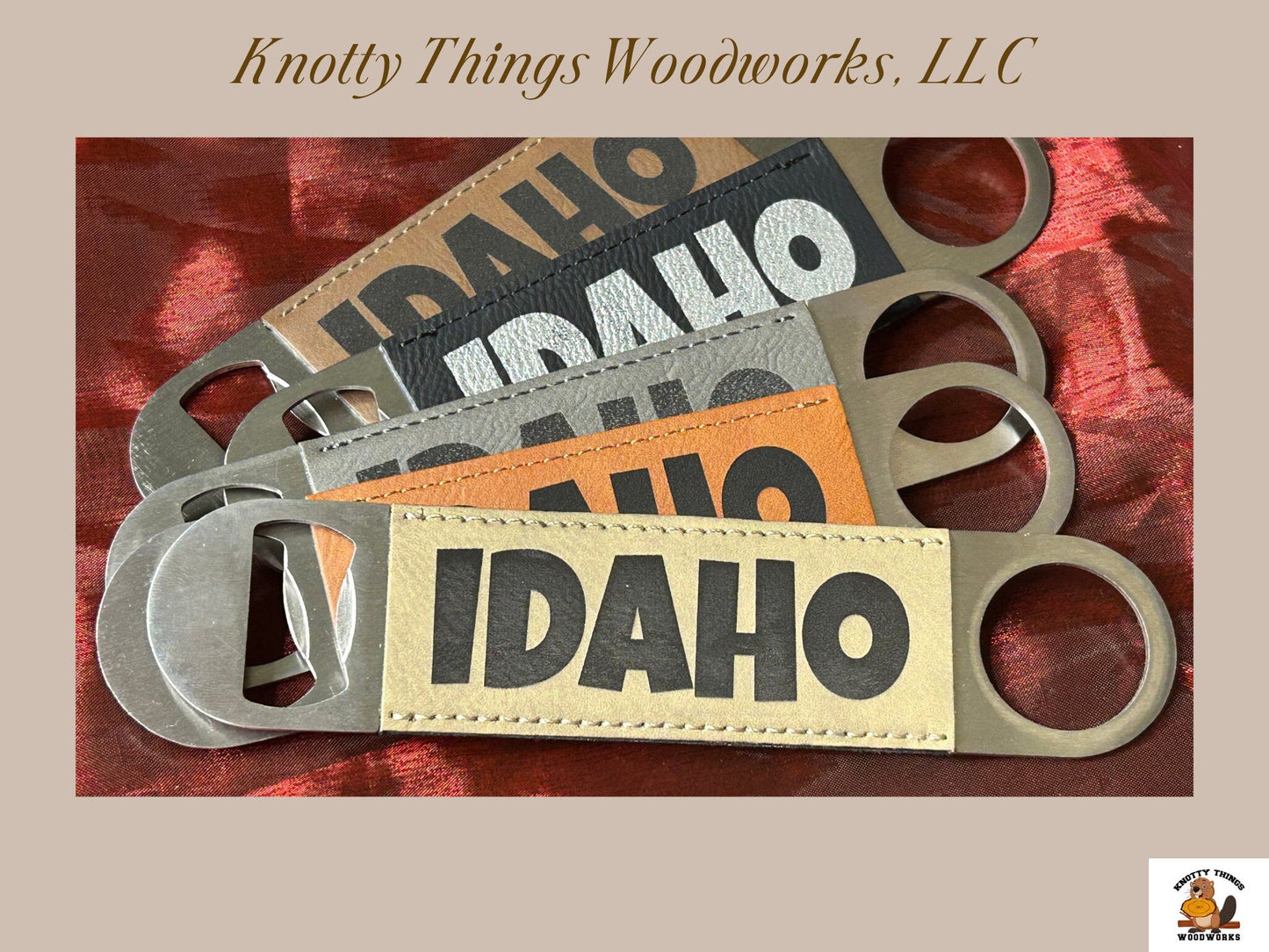 Wholesale Idaho Leatherette Beer Bottle Opener