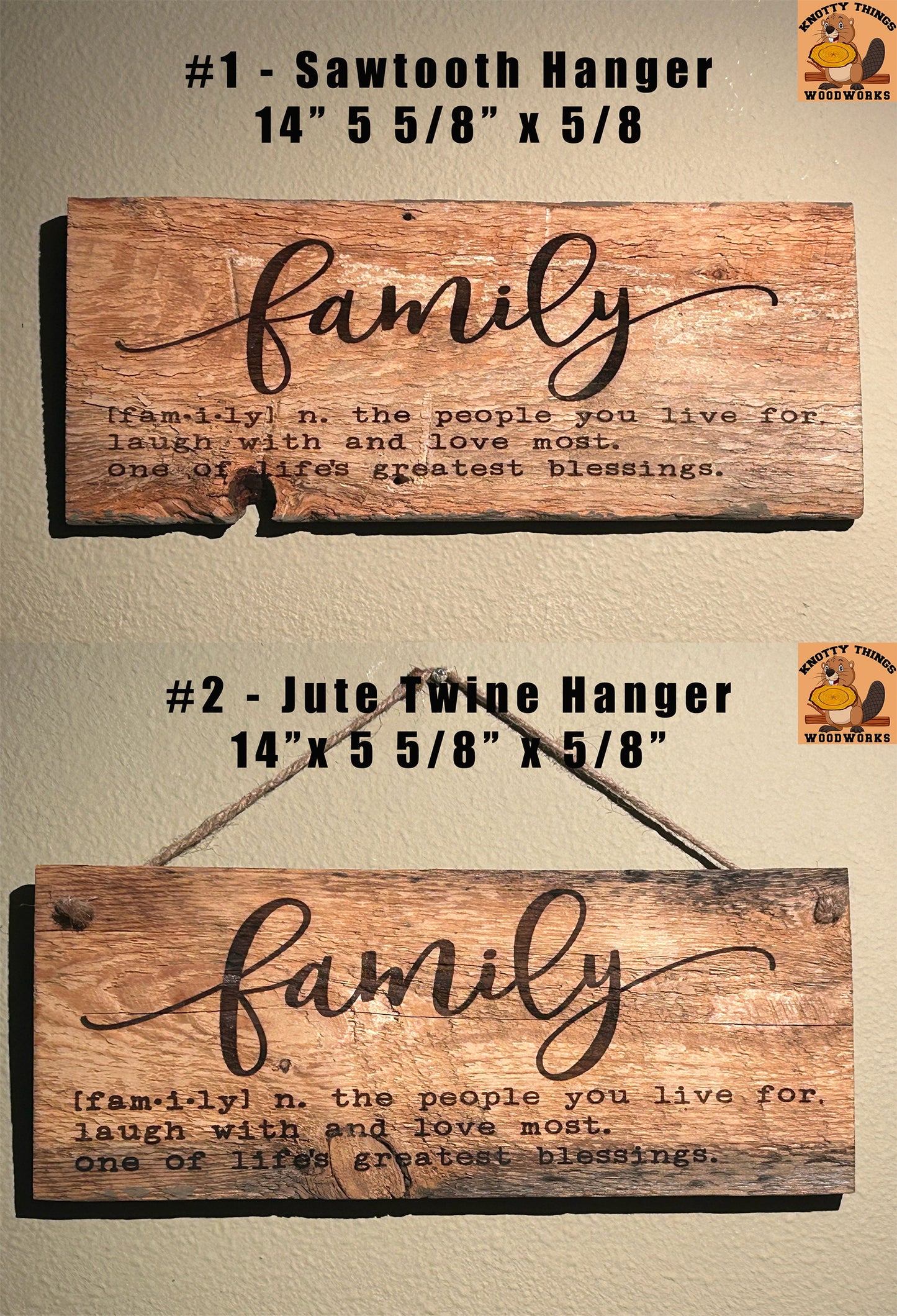 Family The People You Live For Barn Wood Rustic Home Decor Sign